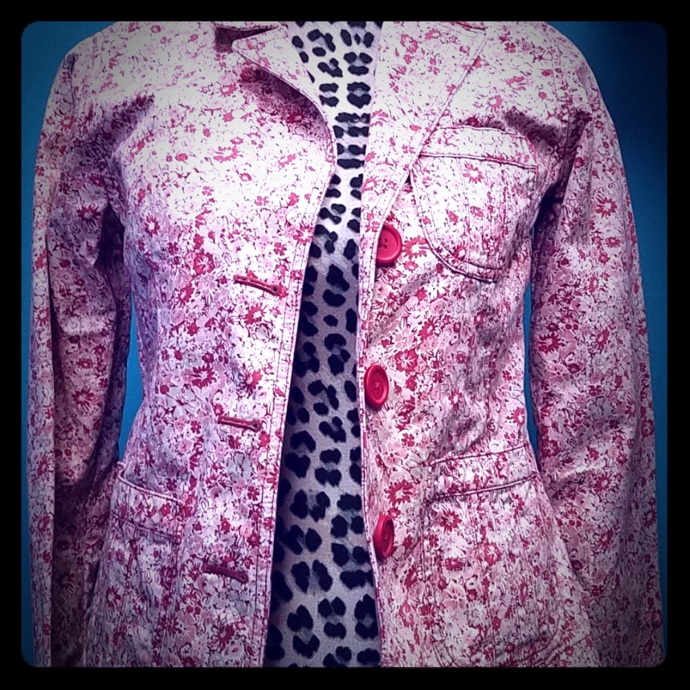 Floral sports jacket